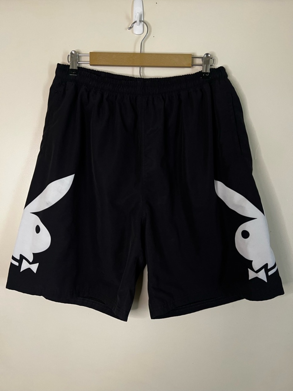 Pleasures x Playboy Collide P22PB035 Black Shorts Size 2XL